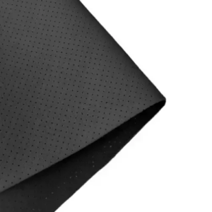 Courvin Automotivo Plush Preto Furado